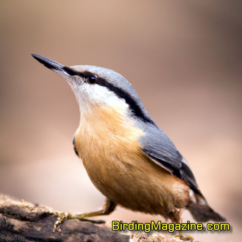 Feathered Elegance: The Stunning Plumage of the Eurasian Nuthatch